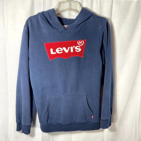 Leviʻs Blue and Red Hoodie Size XL Boys‎ - Picture 1 of 9